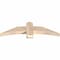 Ekena Millwork Bellingham Smooth Timber Gable Bracket, Douglas Fir, 48"W x 14"H x 3 1/2"D x 5 1/2"F, 7/12 Pitch GBW048X14X0406BEL00SDF - alternate 2